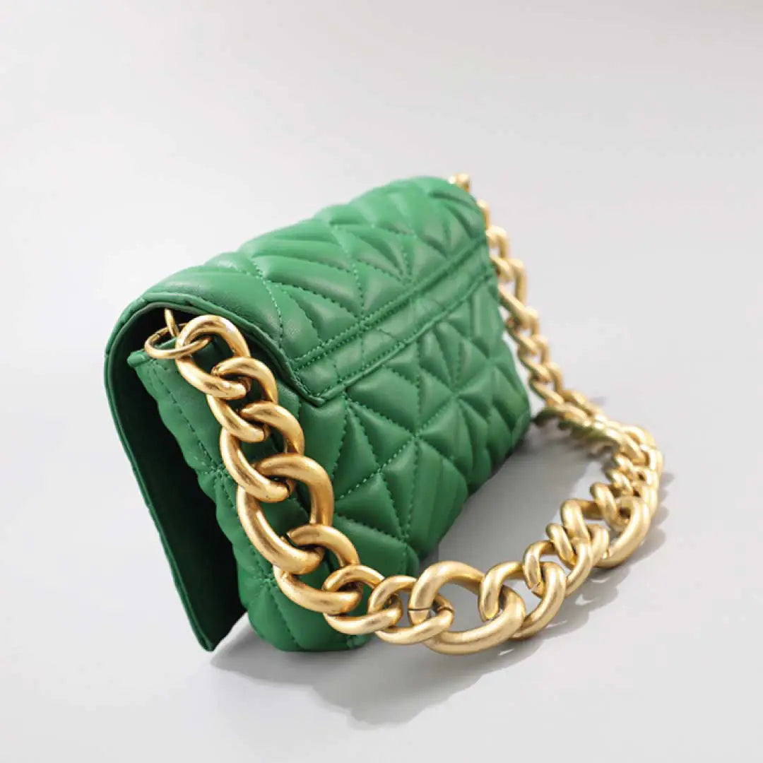 Compact Luxe Chain Bag