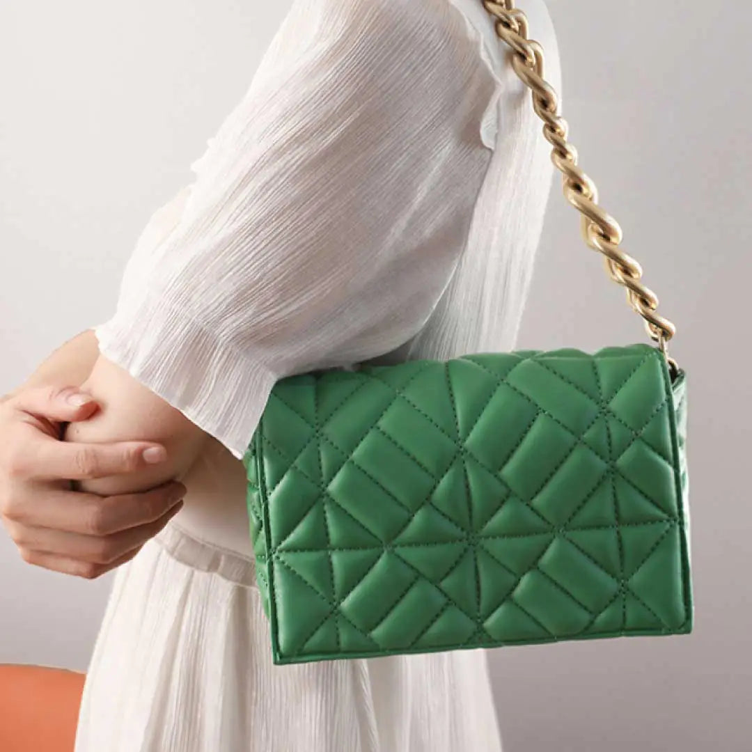 Compact Luxe Chain Bag