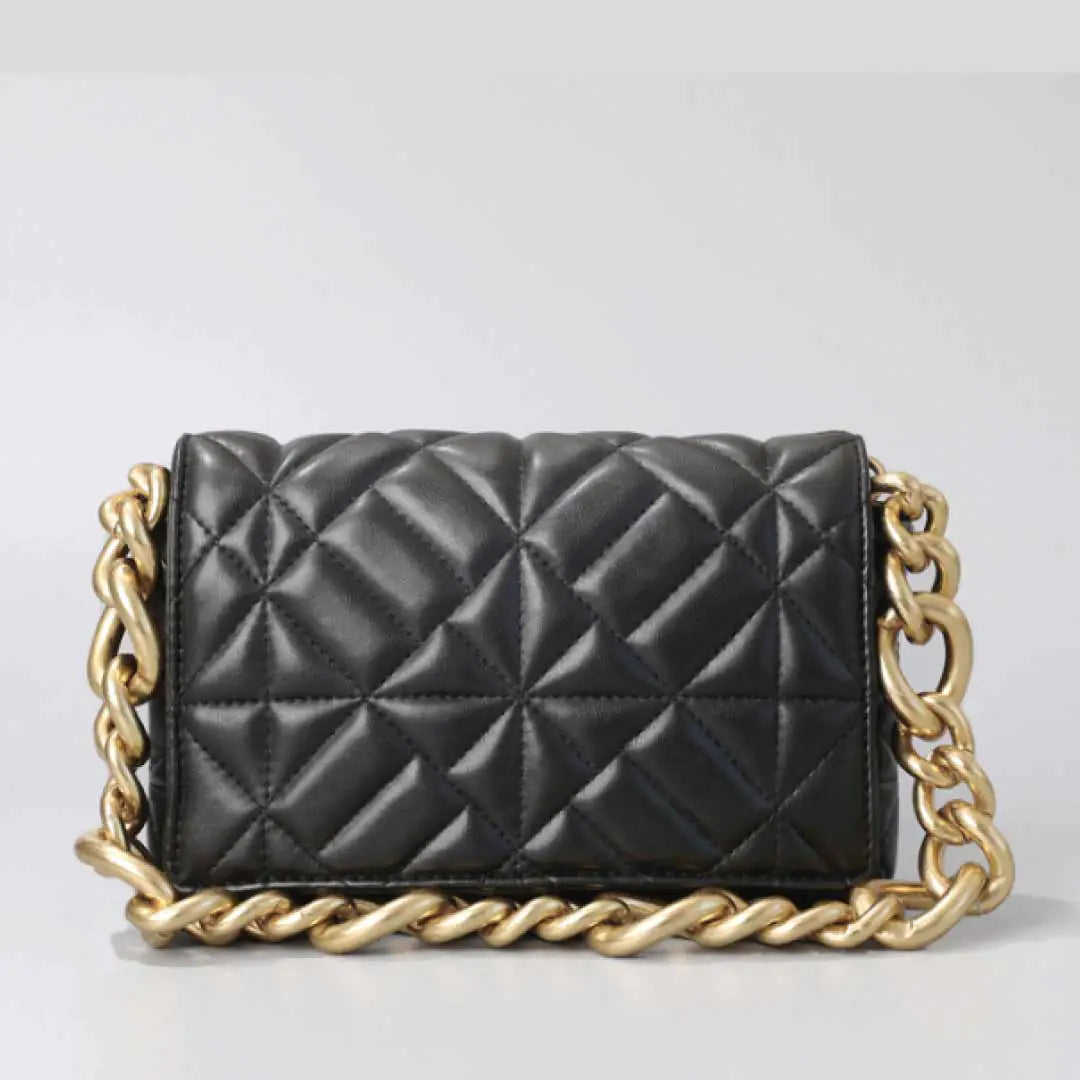 Compact Luxe Chain Bag